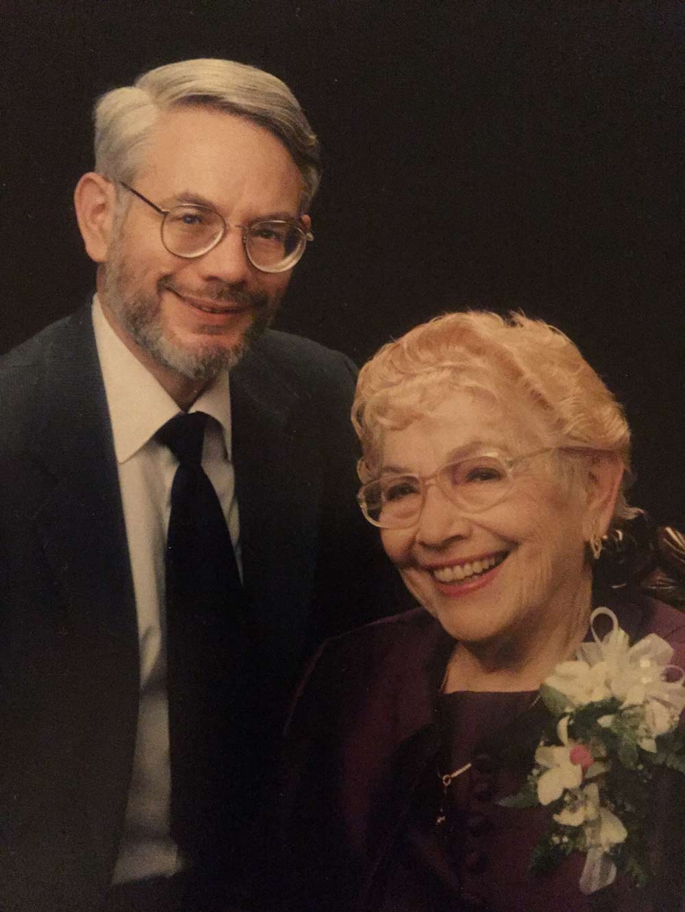 Dr. Peter B. Landecker and his mother, Mildred Landecker