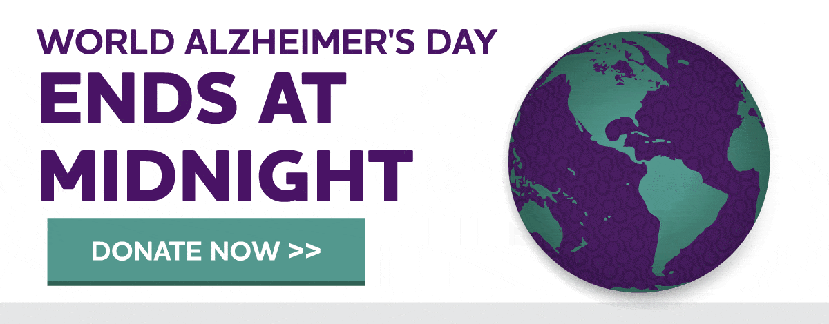 World Alzheimer's Day ends at midnight