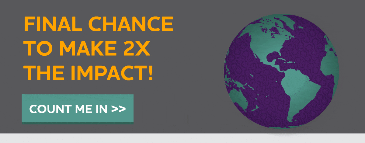 Your gift can double in impact for World Alzheimer's Day.